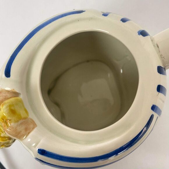 Vintage Hand Painted Teapot Musician Pig Playing Saxophone Jazz Vintage Japan - Picture 9 of 16